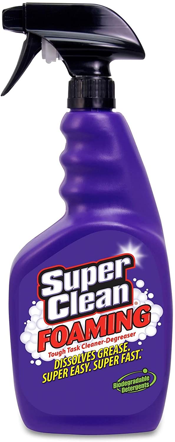 Super Clean Foaming Multi-Surface All Purpose Cleaner Degreaser Spray. 32 oz