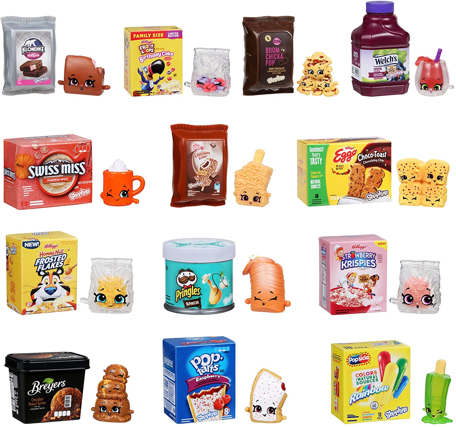 Shopkins Real Littles Mega Pack. 13 Real Littles Plus 13 Real Branded Mini Packs (26 Total Pieces)