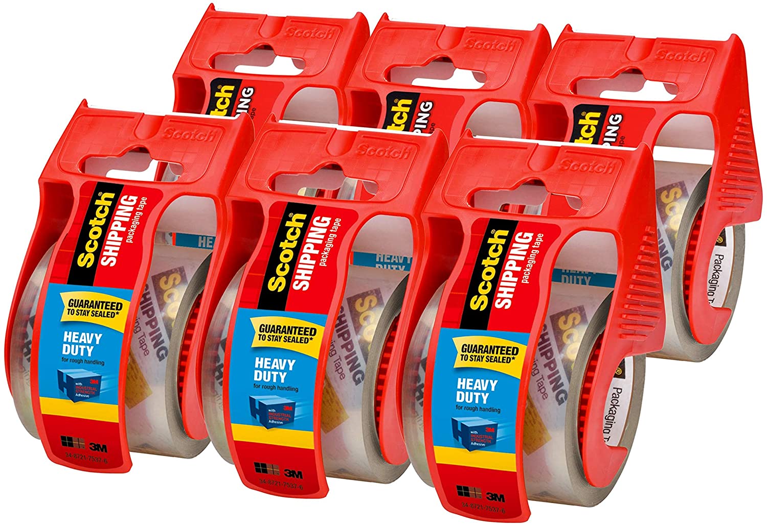 Scotch Heavy Duty Packaging Tape. 1.88″ x 22.2 yd. Designed for Packing