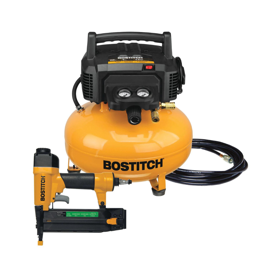 Bostitch 6-Gallons Portable 150 PSI Pancake Air Compressor
