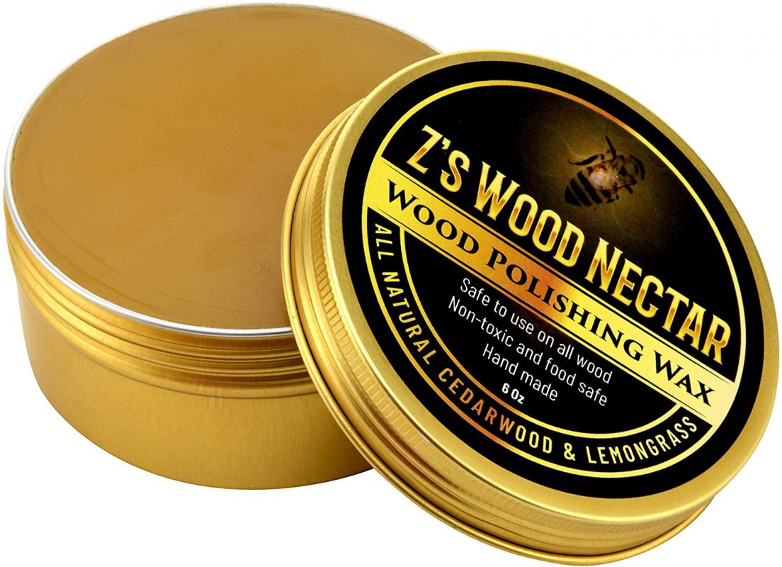 Z-s Wood Nectar All Natural Beeswax Furniture Polish & Conditioner (6oz)