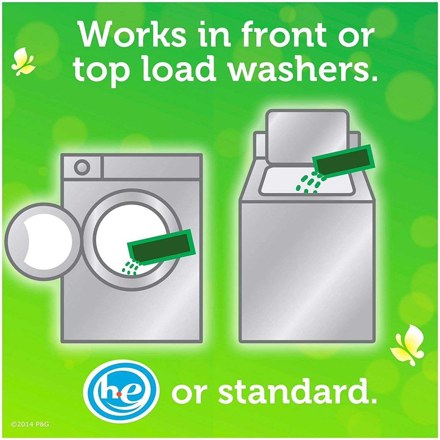 Gain Washing Machine Cleaner. 8 Count