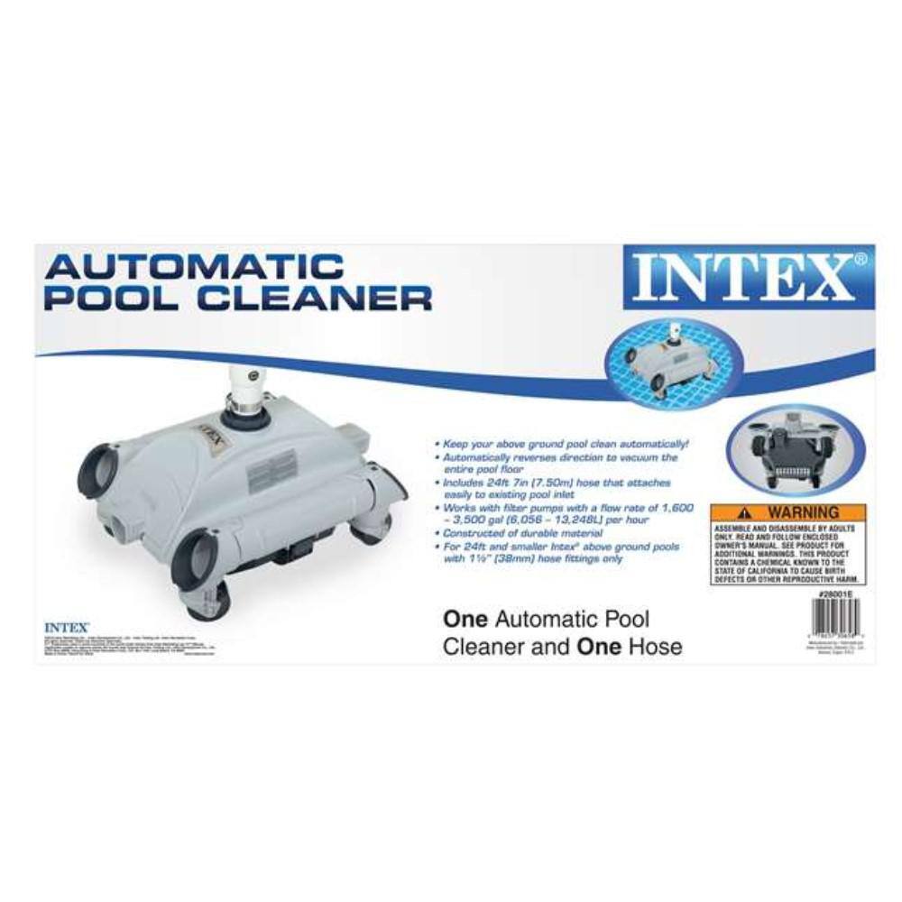 Intex 28001E + 28000E Automatic Above-Ground Swimming Pool Vacuum and Mounted Automatic Skimmer