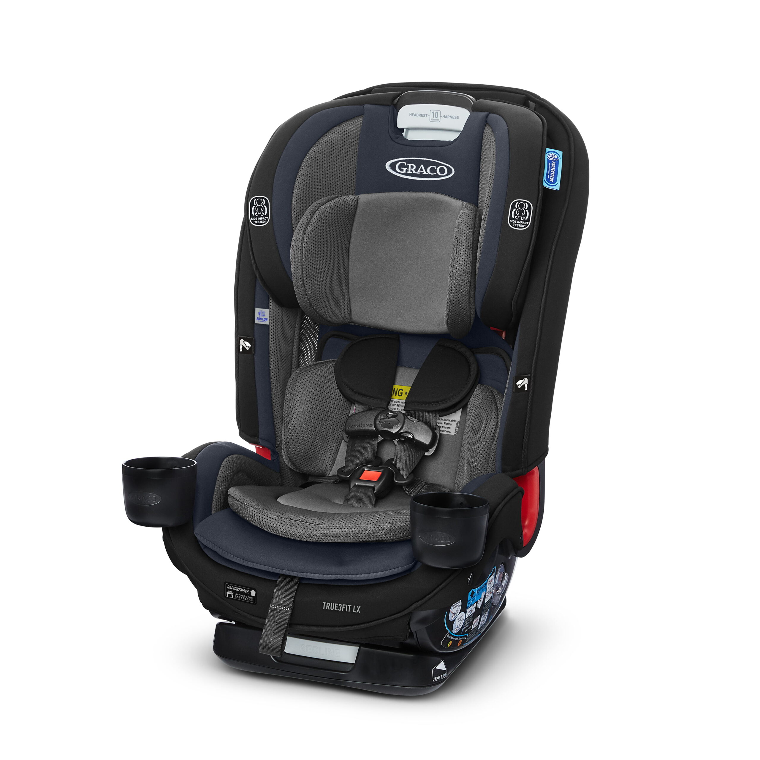 Graco True3Fit LX 3-in-1 Car Seat. Fits 3 Car Seats Across. Bates