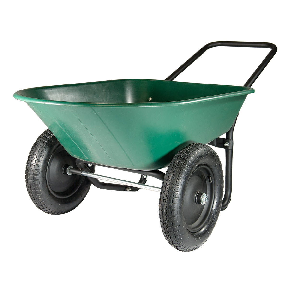 Garden Star Dual Wheel. Poly Tray Yard Rover Wheelbarrow