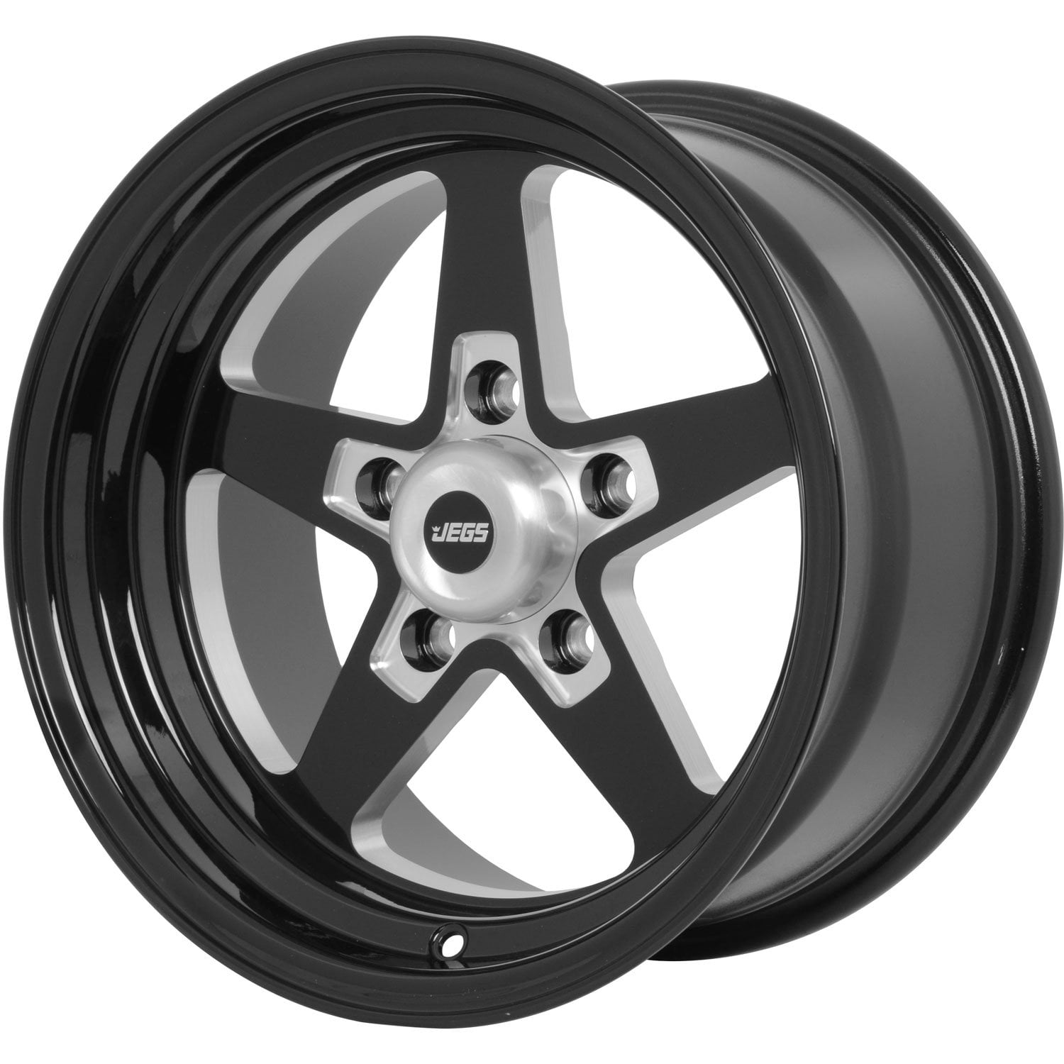 JEGS 681272 SSR Star Wheel Size: 15 x 8 Bolt Pattern: 5 x 4.75 Back Spacing: 4.5