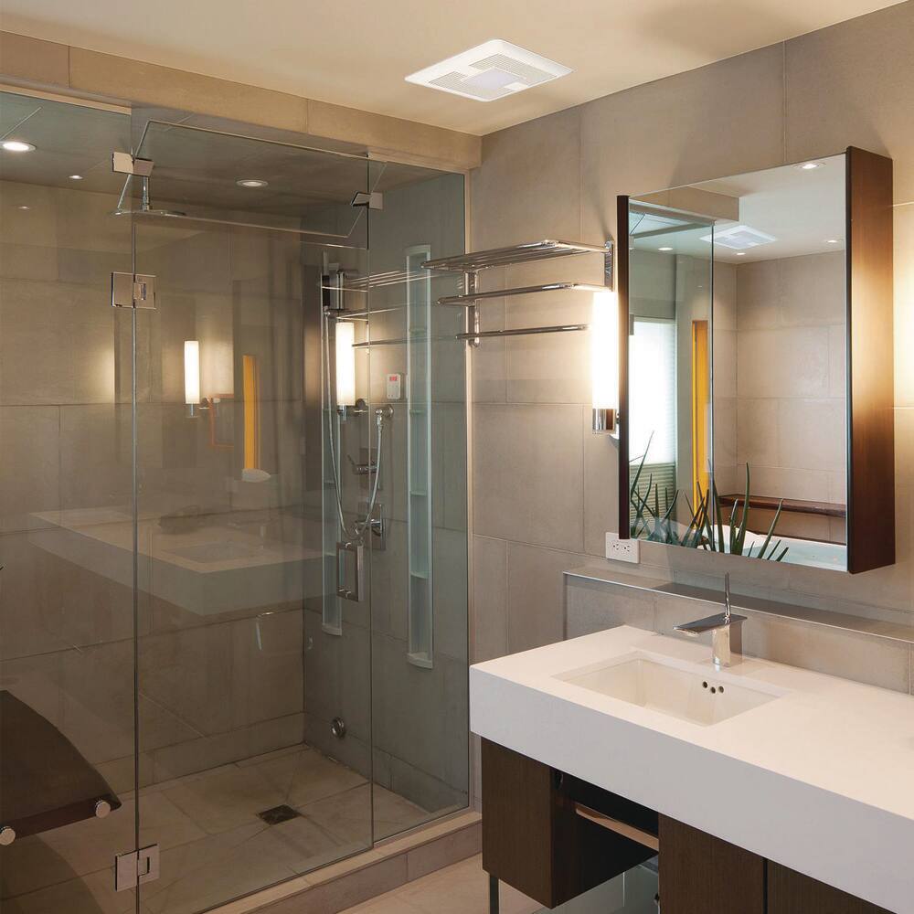 Panasonic FV-0511VQ1 WhisperCeiling DC Fan. with Pick-A-Flow Speed Selector 50. 80 or 110 CFM and Flex-Z Fast Installation Bracket