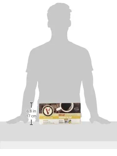 Victor Allen-s Coffee Decaf Morning Blend Light Roast 80 Count. Single Serve Coffee Pods for Keurig K-Cup Brewers