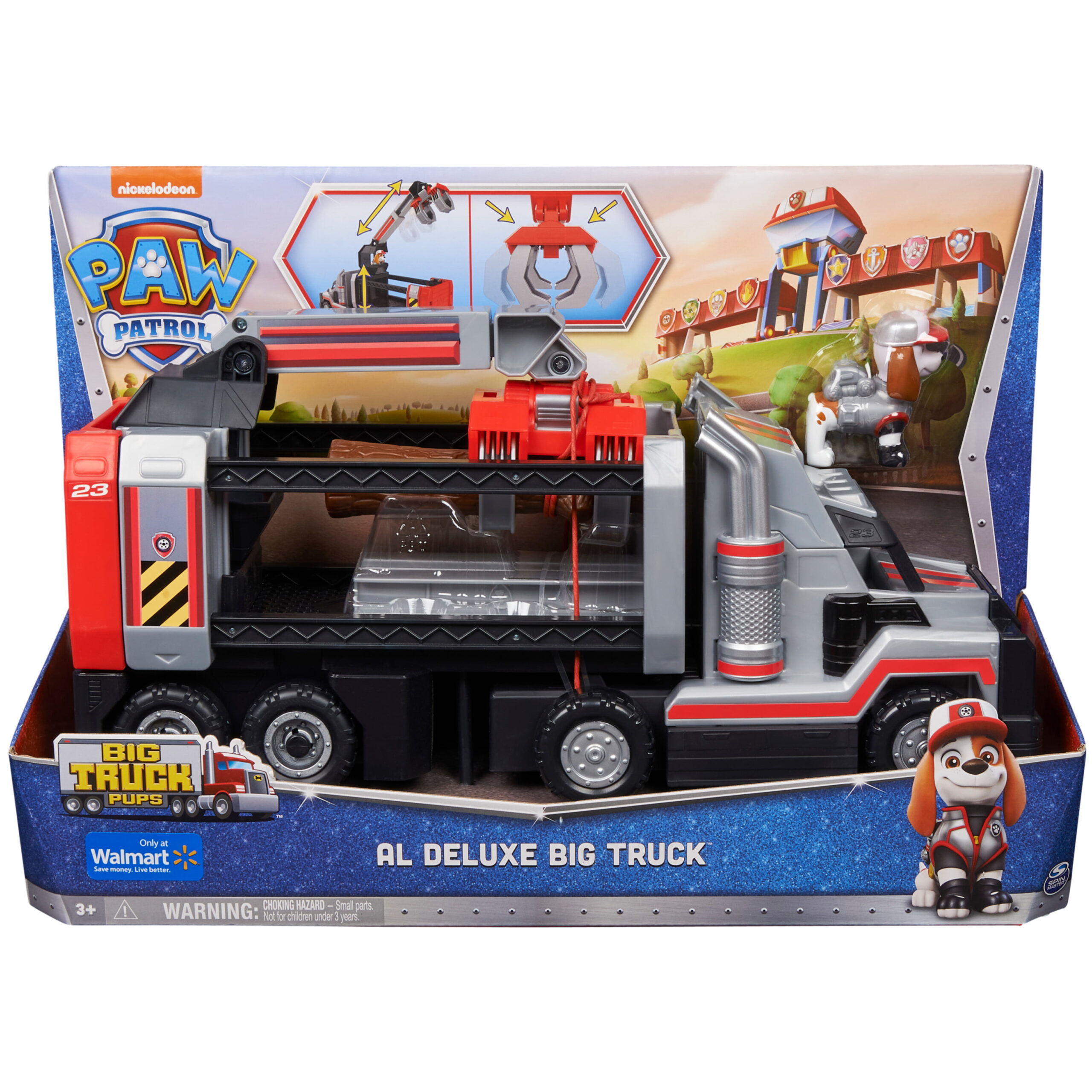 PAW Patrol. Al's Deluxe Big Truck Toy with Moveable Claw Arm and Accessories