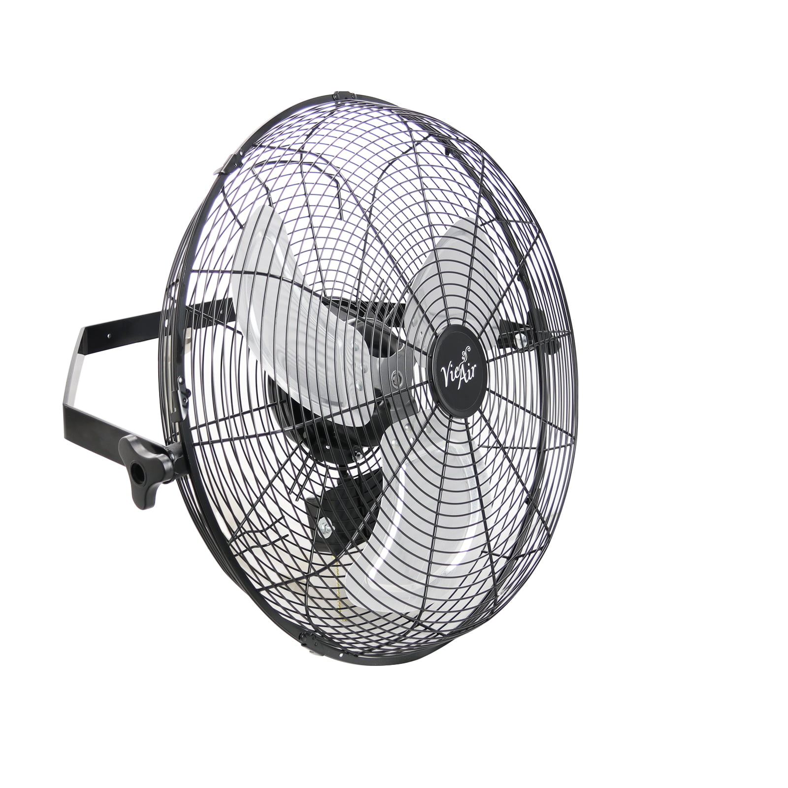 Vie Air Dual Function 18″ Wall Mountable Floor Fan with 3 Speed Settings