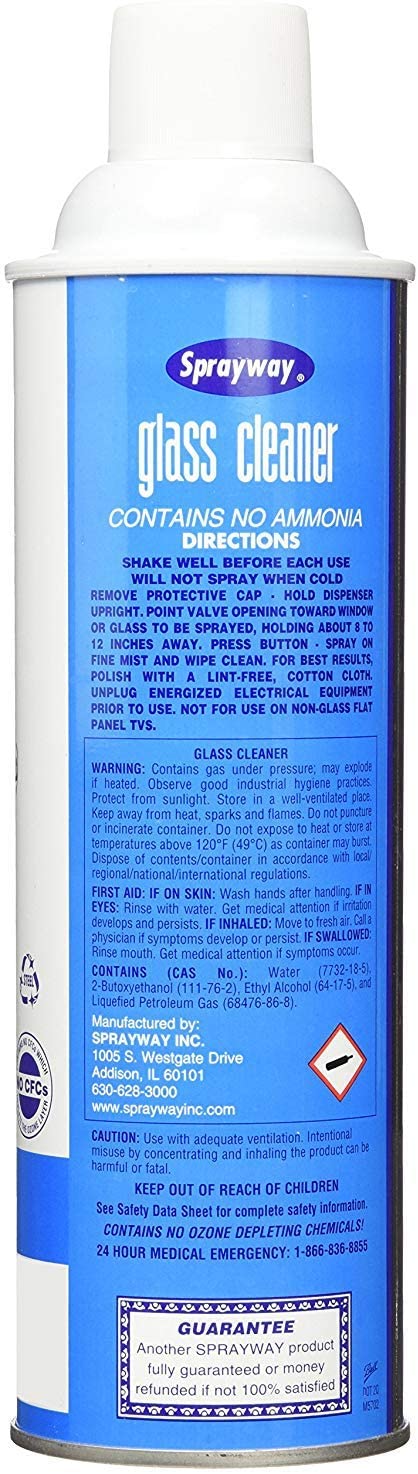 Sprayway SW050-06 Glass Cleaner.1.18 Pound (Pack of 6)