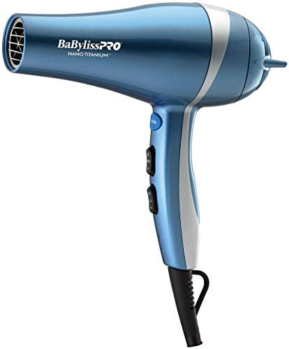 BaBylissPRO Nano Titanium Lightweight Ionic Hair Dryers. Blue