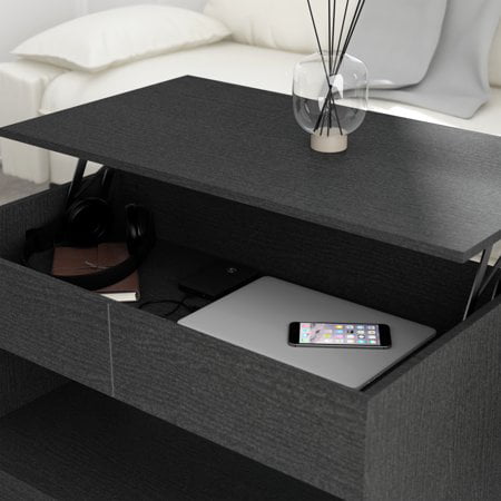 Brindle Rectangular Lift Top Coffee Table. Black Oak. by Hillsdale Living Essentials