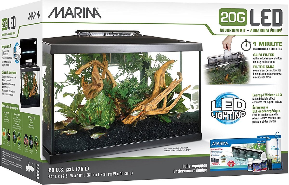 Marina LED Aquarium Kit. 20-gal
