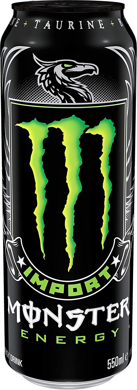 Monster Energy Energy Drink Import. 18.6 Ounce (Pack of 12)