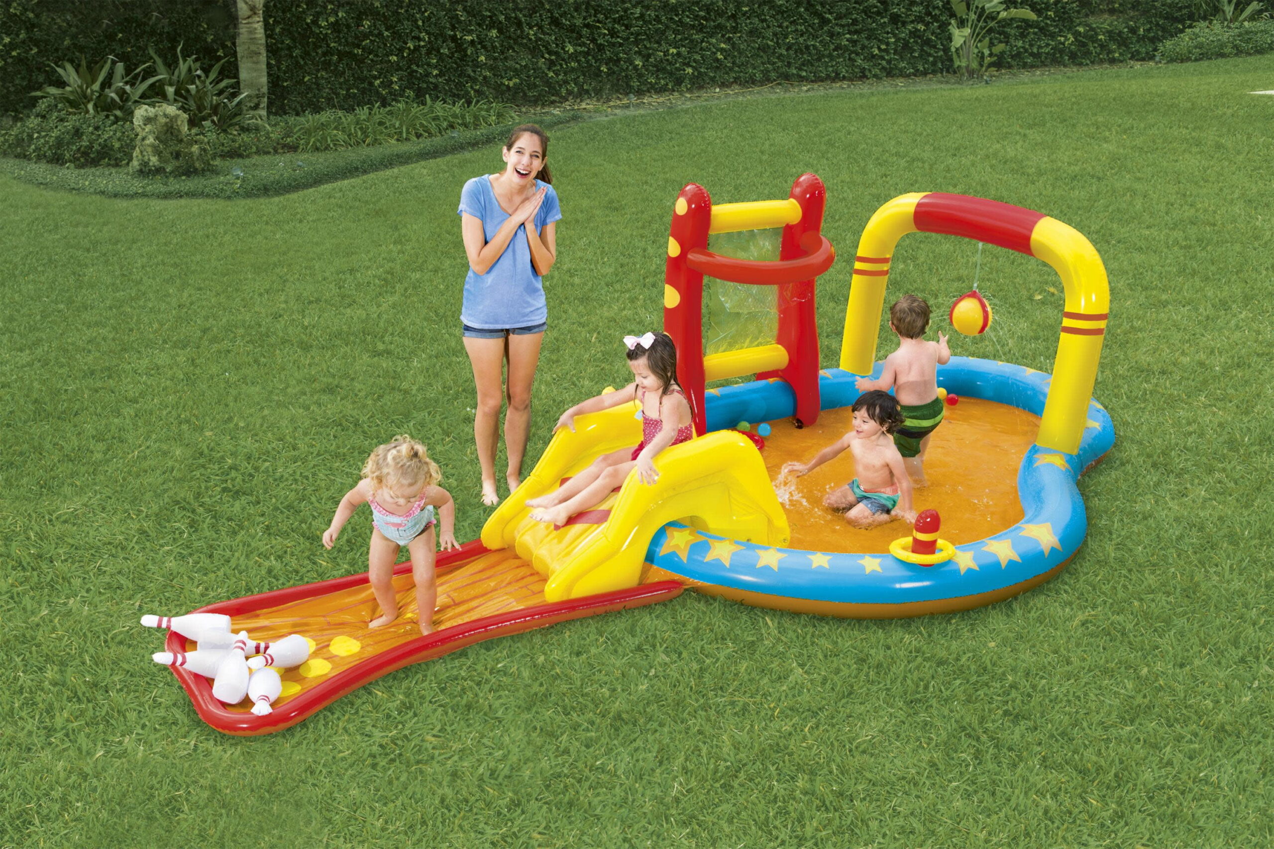 H2OGO! Lil- Champ Play Pool Center with Slide