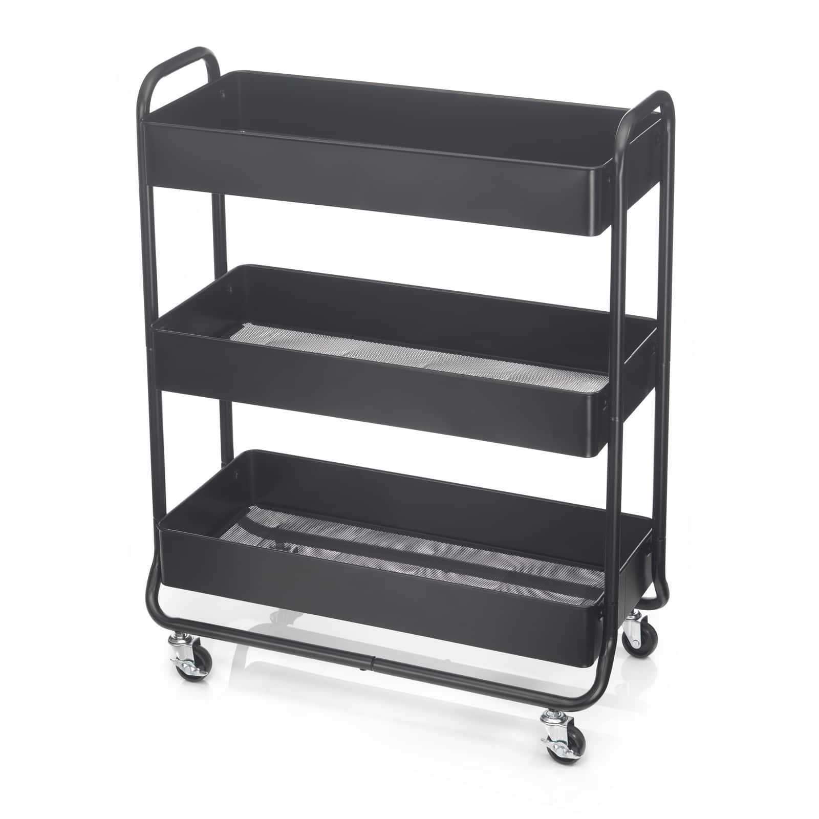Simply Tidy Hudson Rolling Cart. Black