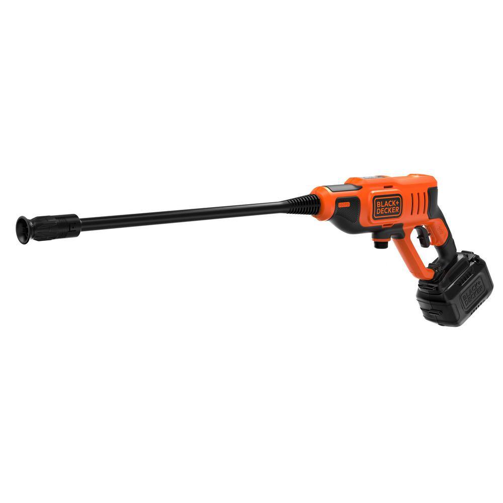 BLACK+DECKER BCPW350C1 20V MAX 350 PSI 1.0 GPM Cold Water Electric Pressure Washer with (1) 1.5 Ah Battery & Charger