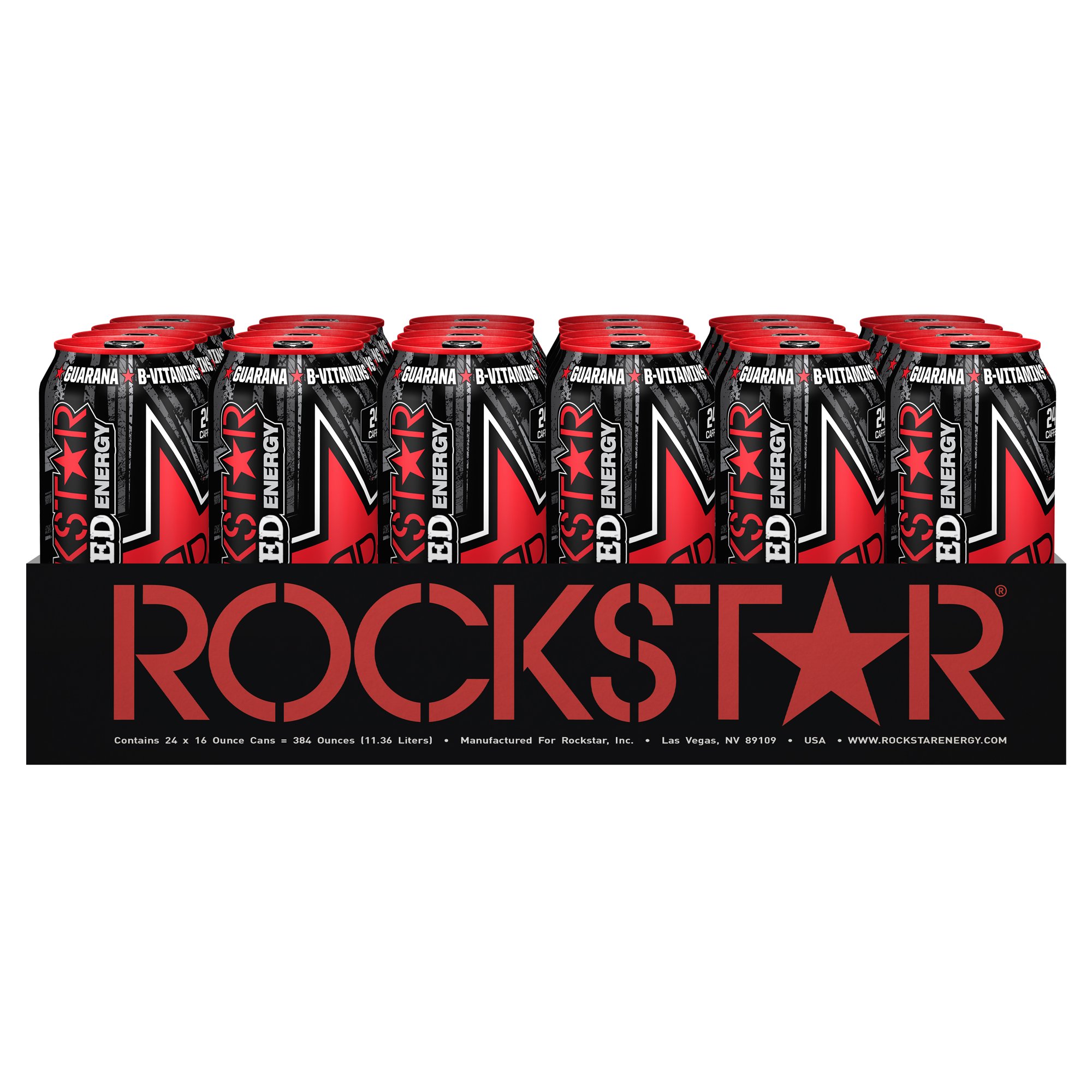 Rockstar (24 Cans) Rockstar Punched Energy Drink. 16 fl oz