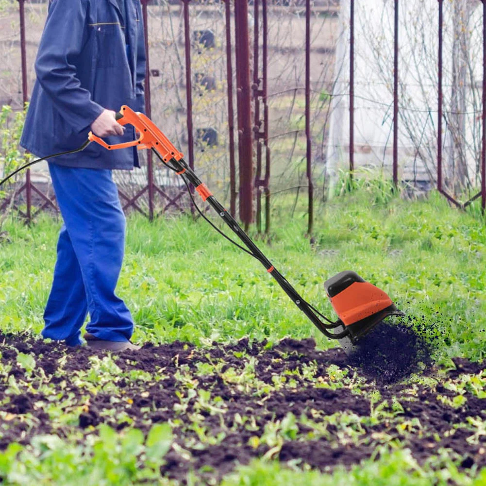 Foho Garden Tiller. 8.5 Amp 14-Inch Electric Garden Tiller/Cultivator