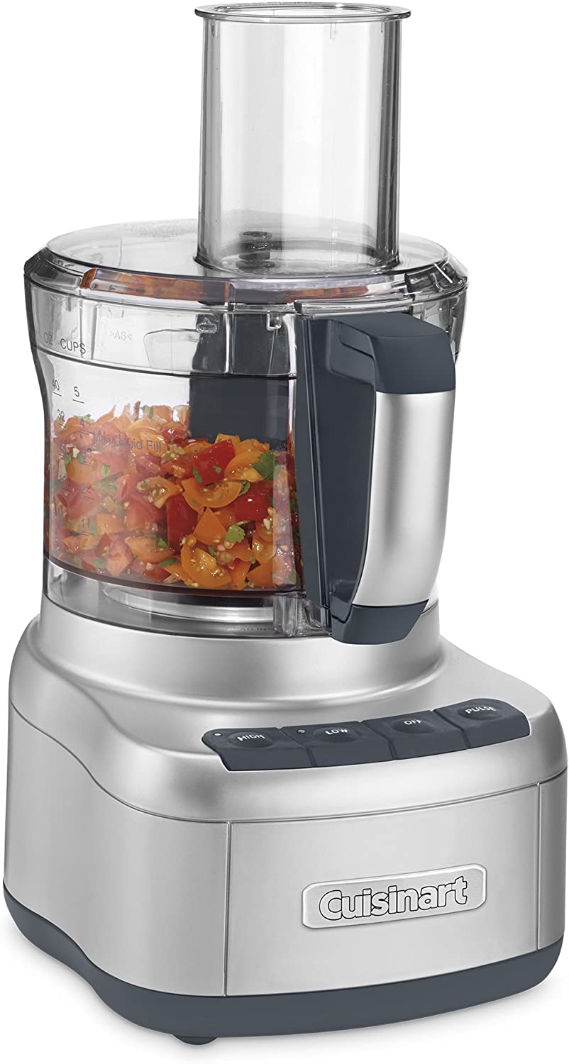 Cuisinart 8 Cup Food Processor. 350-Watt Motor. Medium to Fine Slicing Discs. FP-8SV