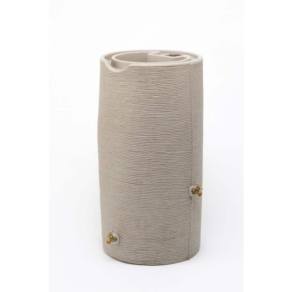 Good Ideas IMP-STONE65-SAN Impressions Stone 65 Gal. Rain Barrel