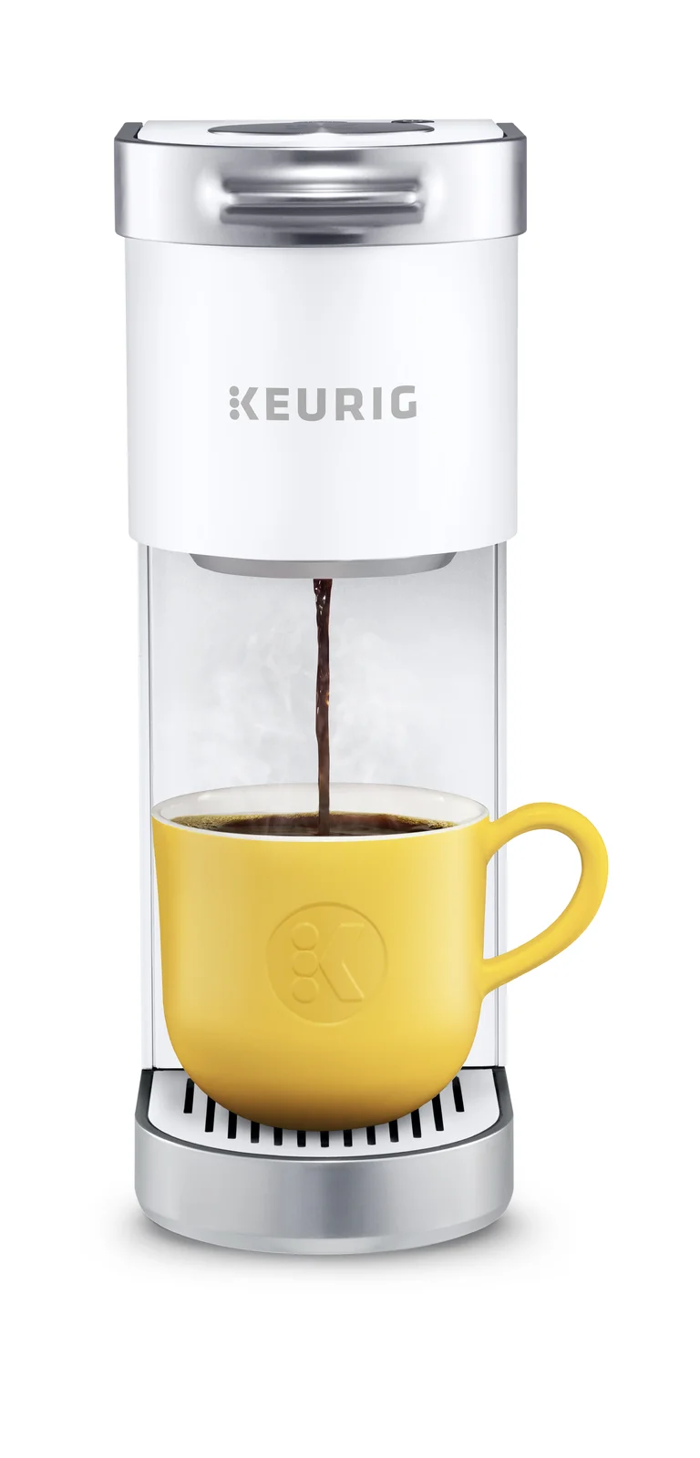 Keurig K-Mini Plus Single Serve K-Cup Pod Coffee Maker. Strength Control. 6 to 12 oz. Brew Sizes - Matte White