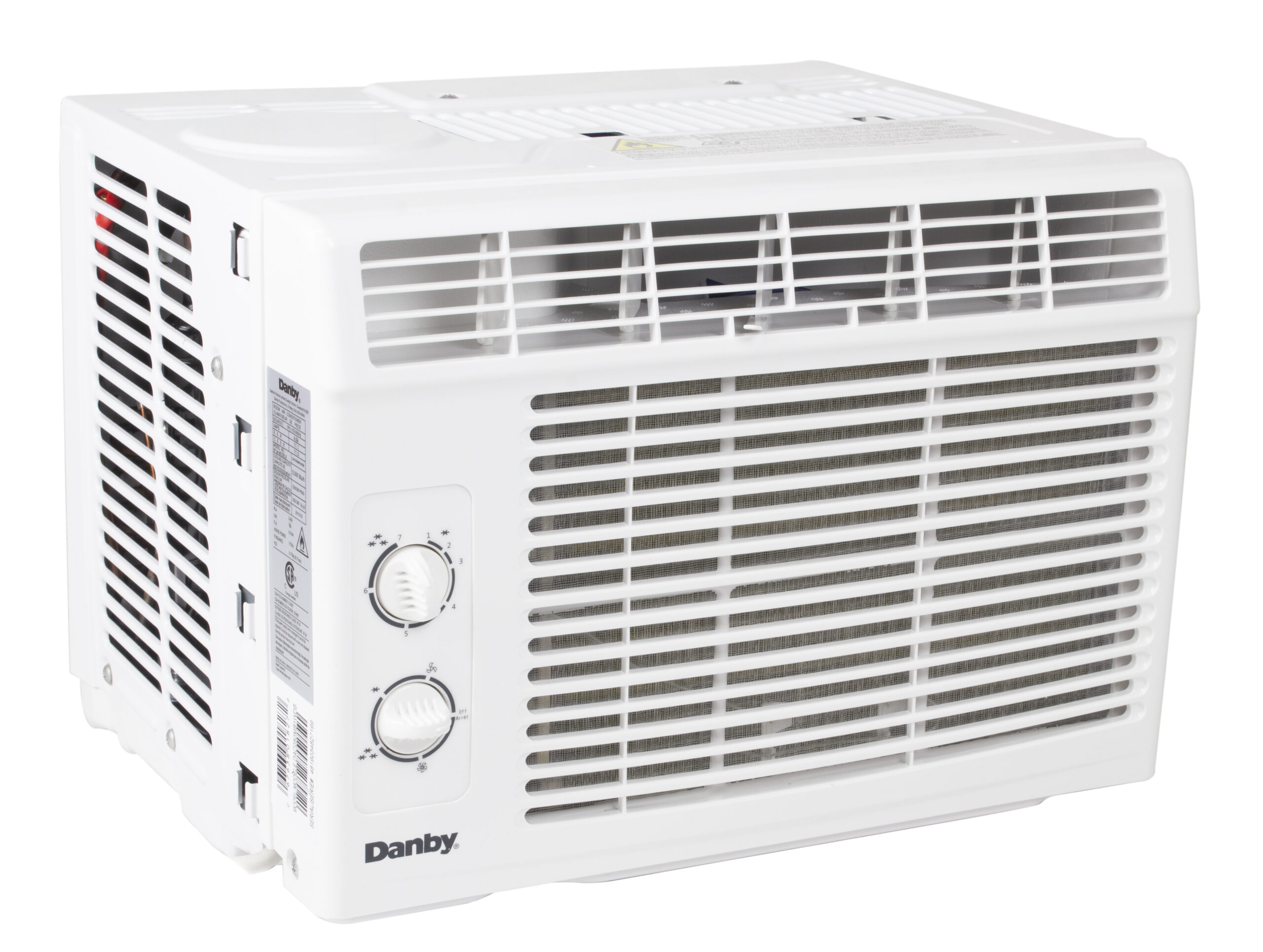 Danby DAC050MB1WDB. 5.000 BTU. Window Air Conditioner. Easy to Use Mechanical Rotary Controls. Ideal For Rooms Up To 150 Square Feet.
