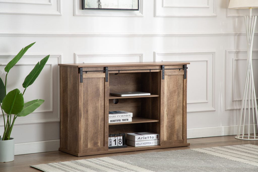 Boraam Weston Sliding Barn Door Media Cabinet