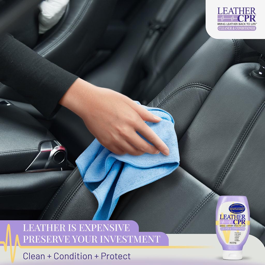 Leather CPR | Best Leather Cleaner & Best Leather Conditioner - Formulated In One Product