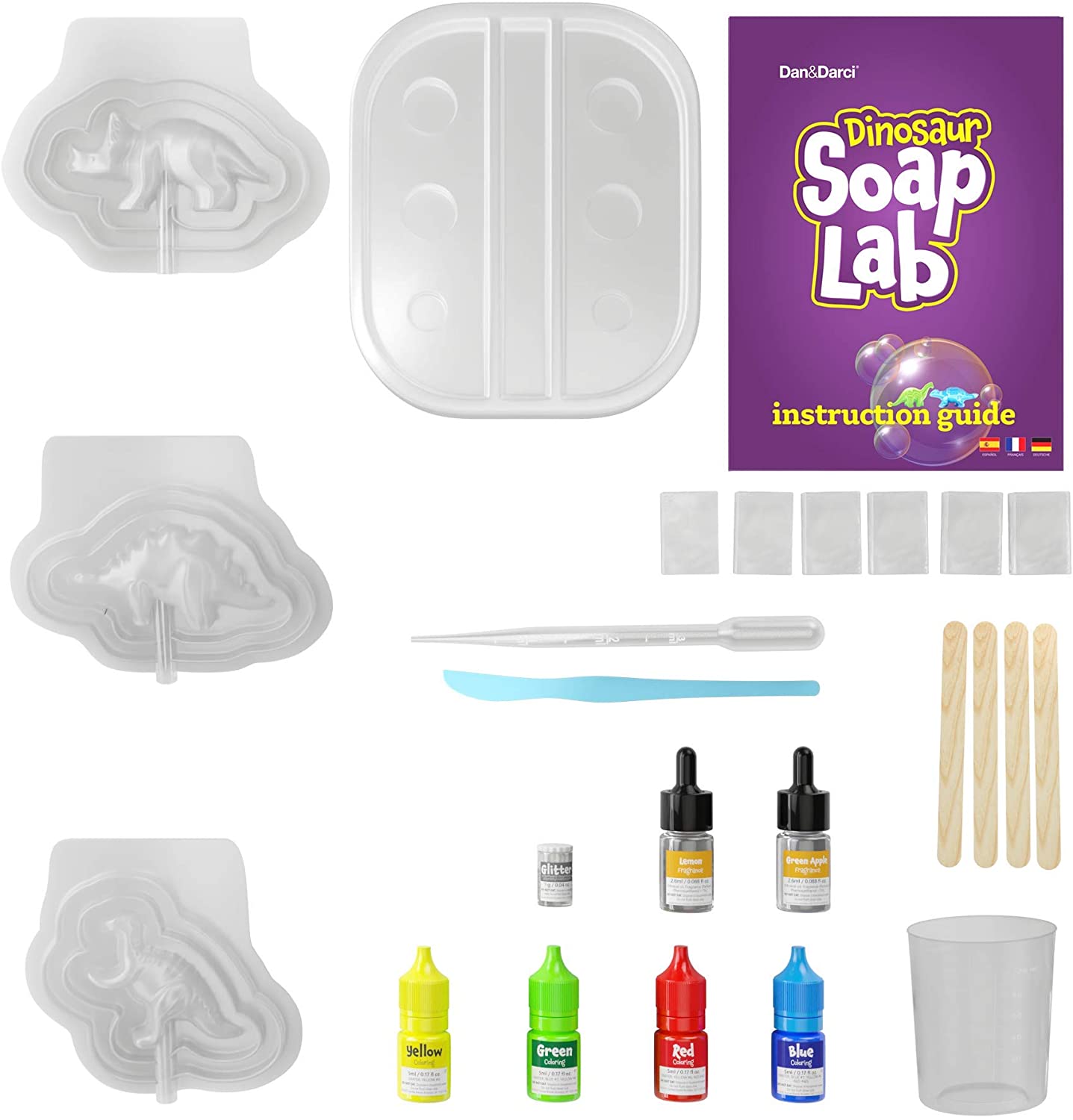 Dino Soap Making Kit for Kids - Dinosaur Science Kits