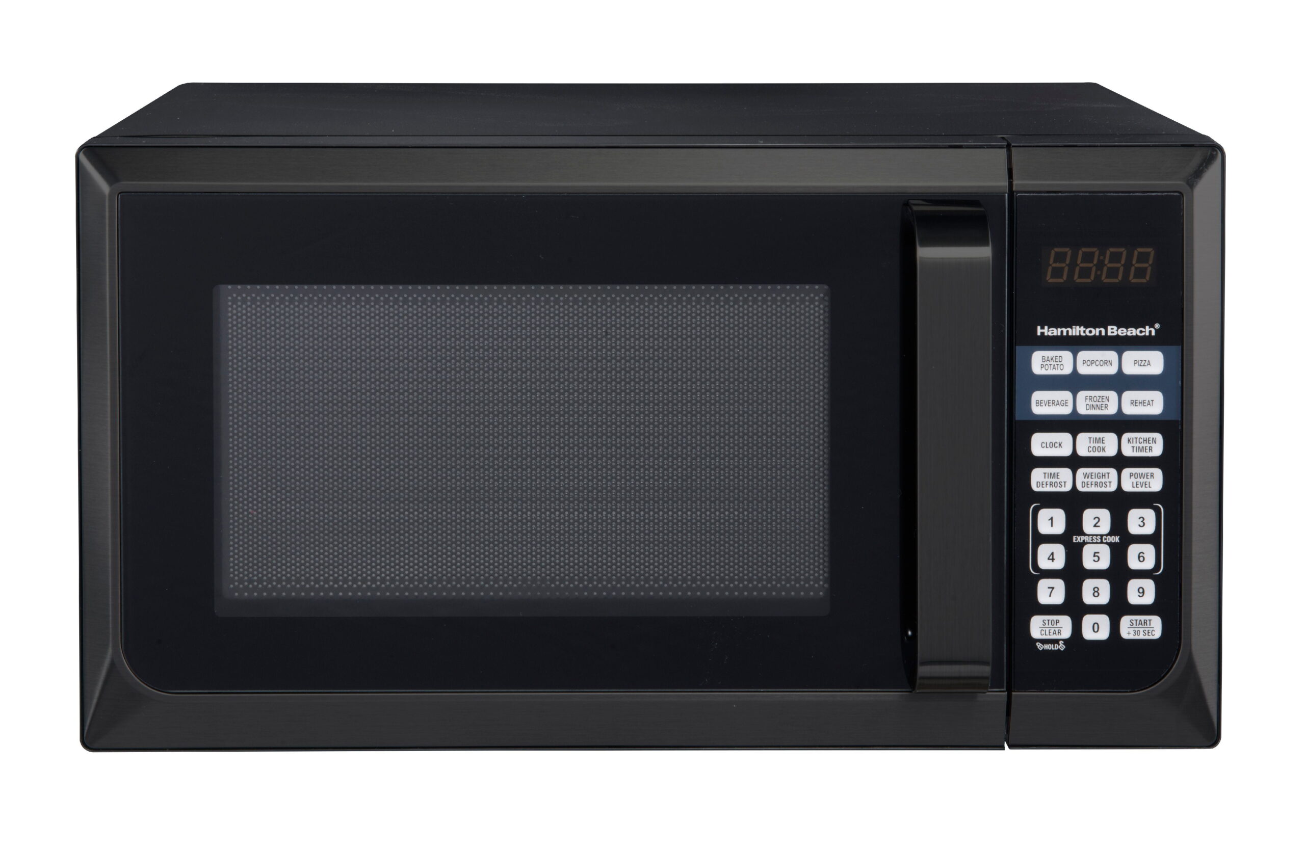 Hamilton Beach Stainless Steel 0.9 Cu. Ft. Black Microwave Oven