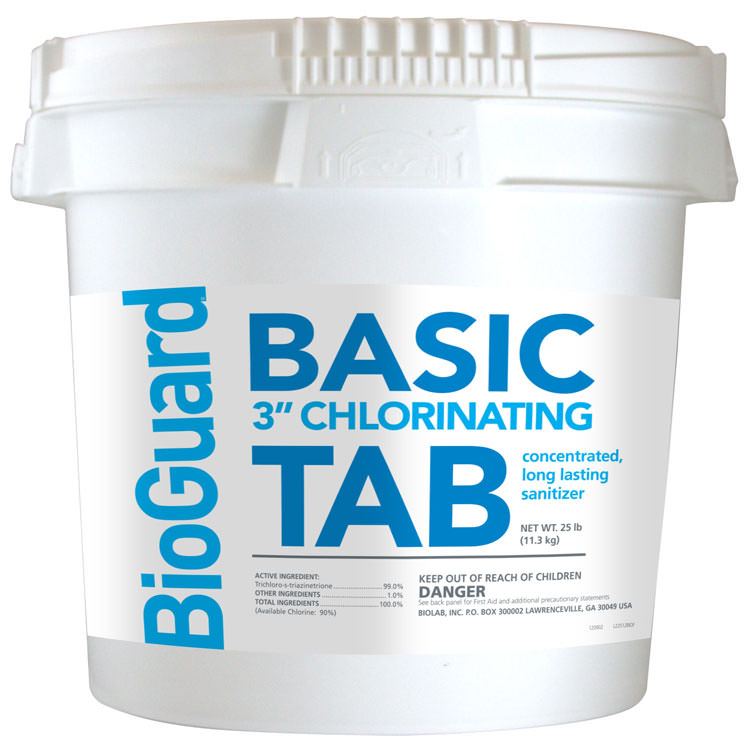BioGuard Basic 3″ Chlorinating Tablets - 25 lb