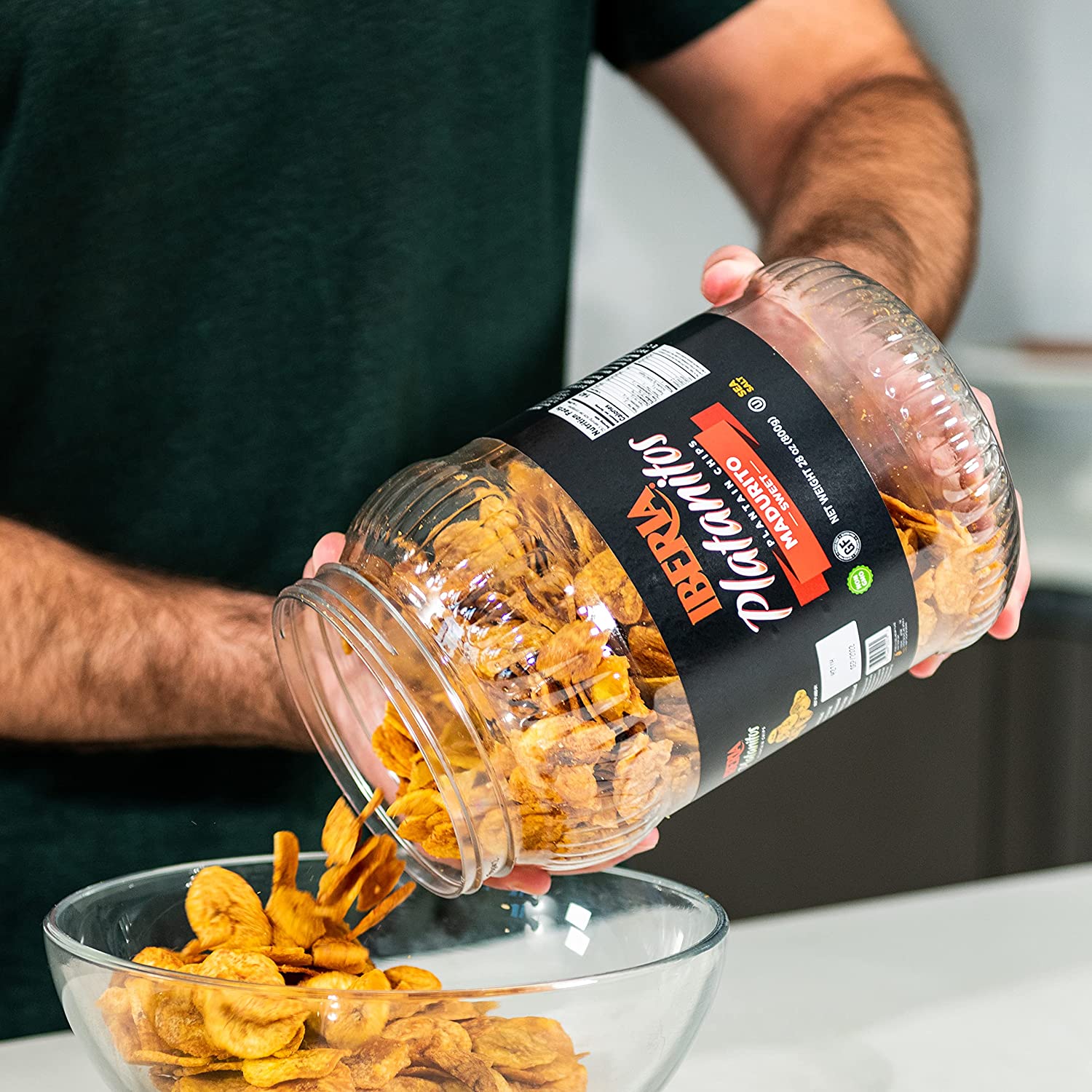 Iberia Maduritos Naturally Sweet Plantain Chips. 20 Oz.