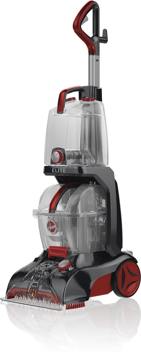 Hoover Power Scrub Elite Pet Carpet Cleaner. Red