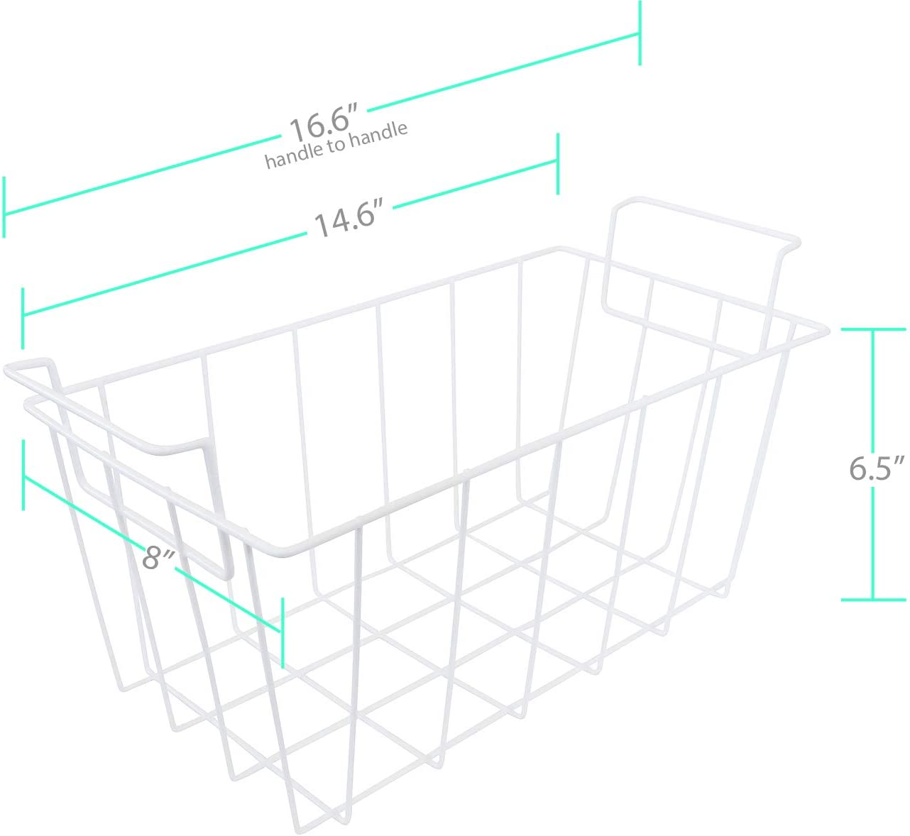 KITCHEN BASICS 101: WR21X10208 White Refrigerator Freezer Basket Replacement