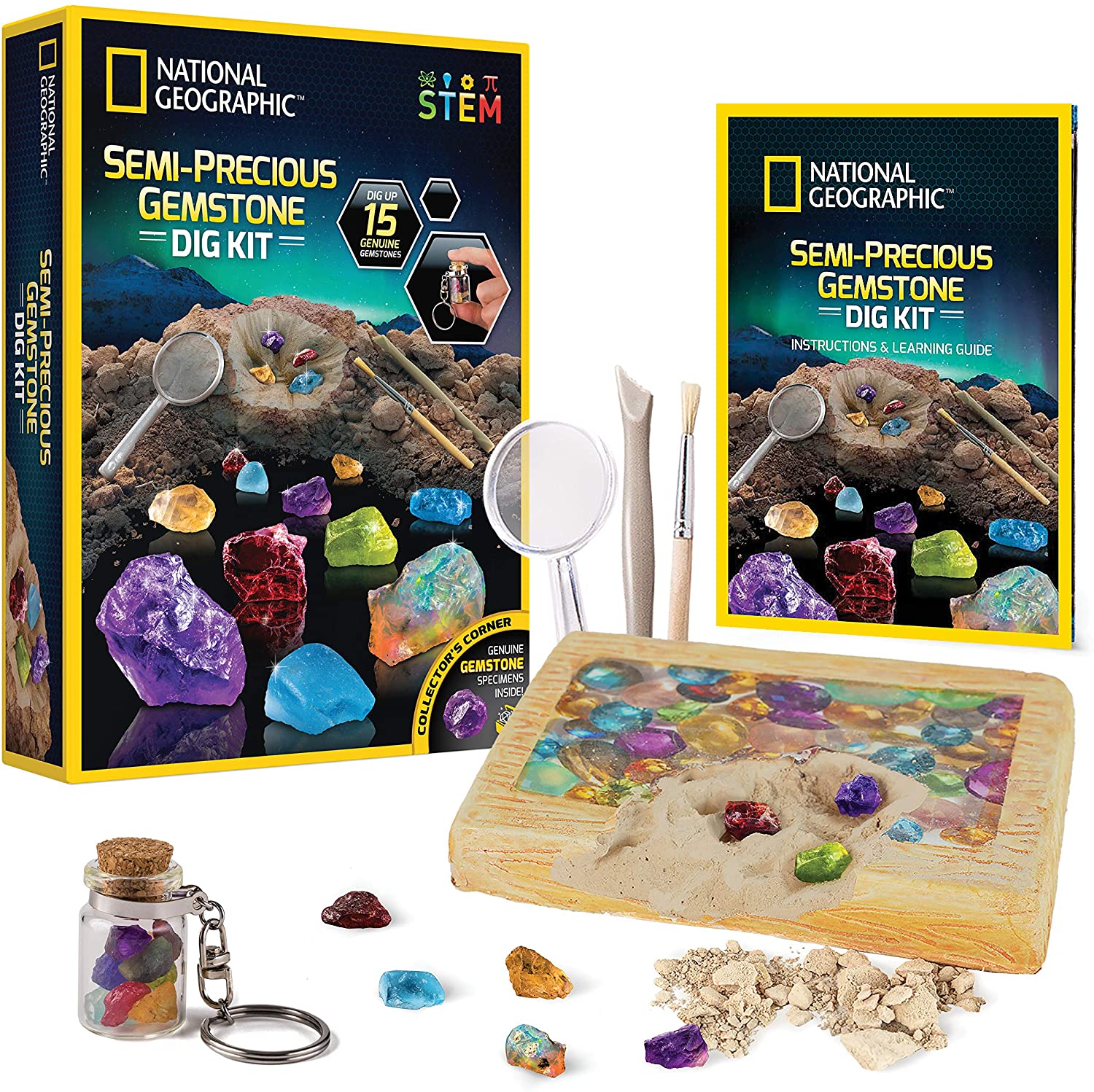 NATIONAL GEOGRAPHIC Semi-Precious Gemstone Dig Kit