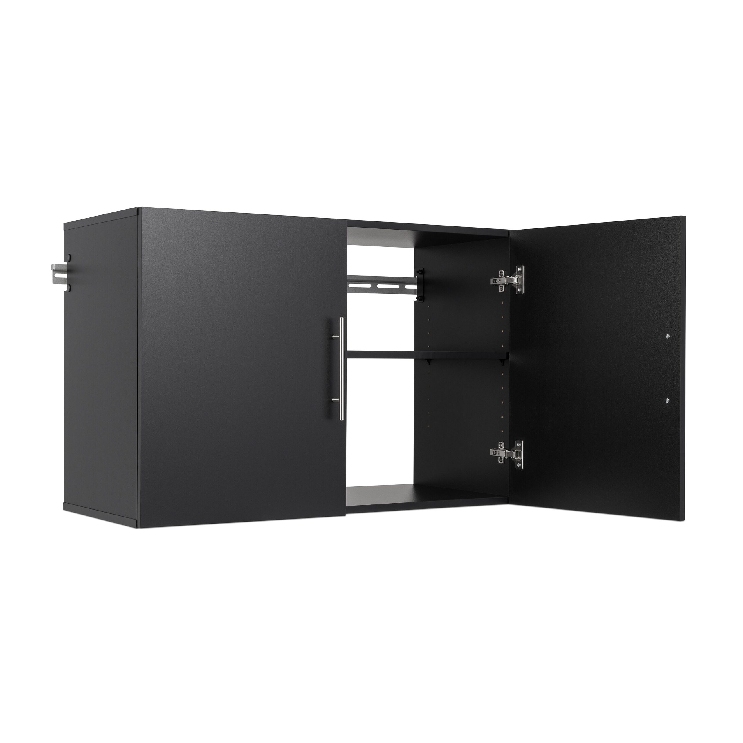 Prepac HangUps 36-in W x 24-in H Wood Composite Black Wall-mount Utility Storage Cabinet