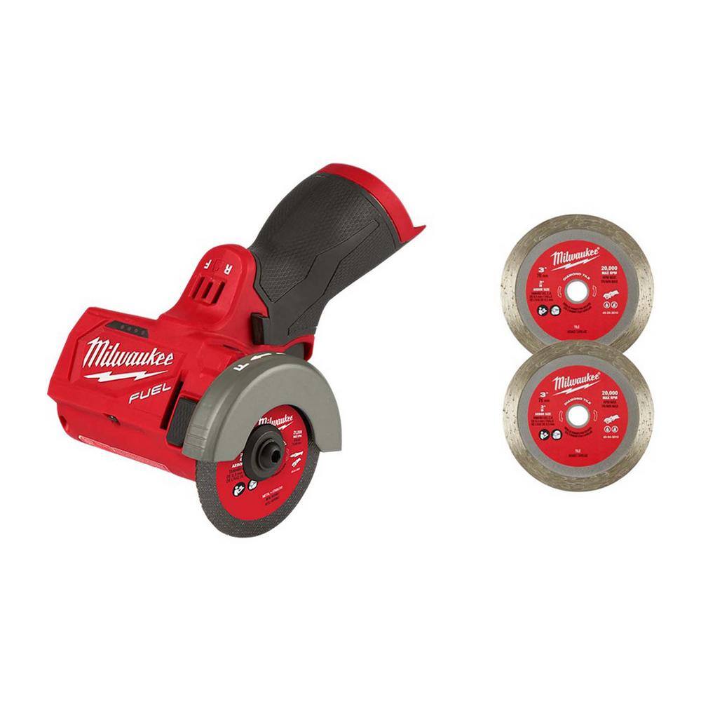 Milwaukee 2522-20-49-94-3010-49-94-3010 M12 FUEL 12V 3 in. Lithium-Ion Brushless Cordless Cut Off Saw (Tool-Only)