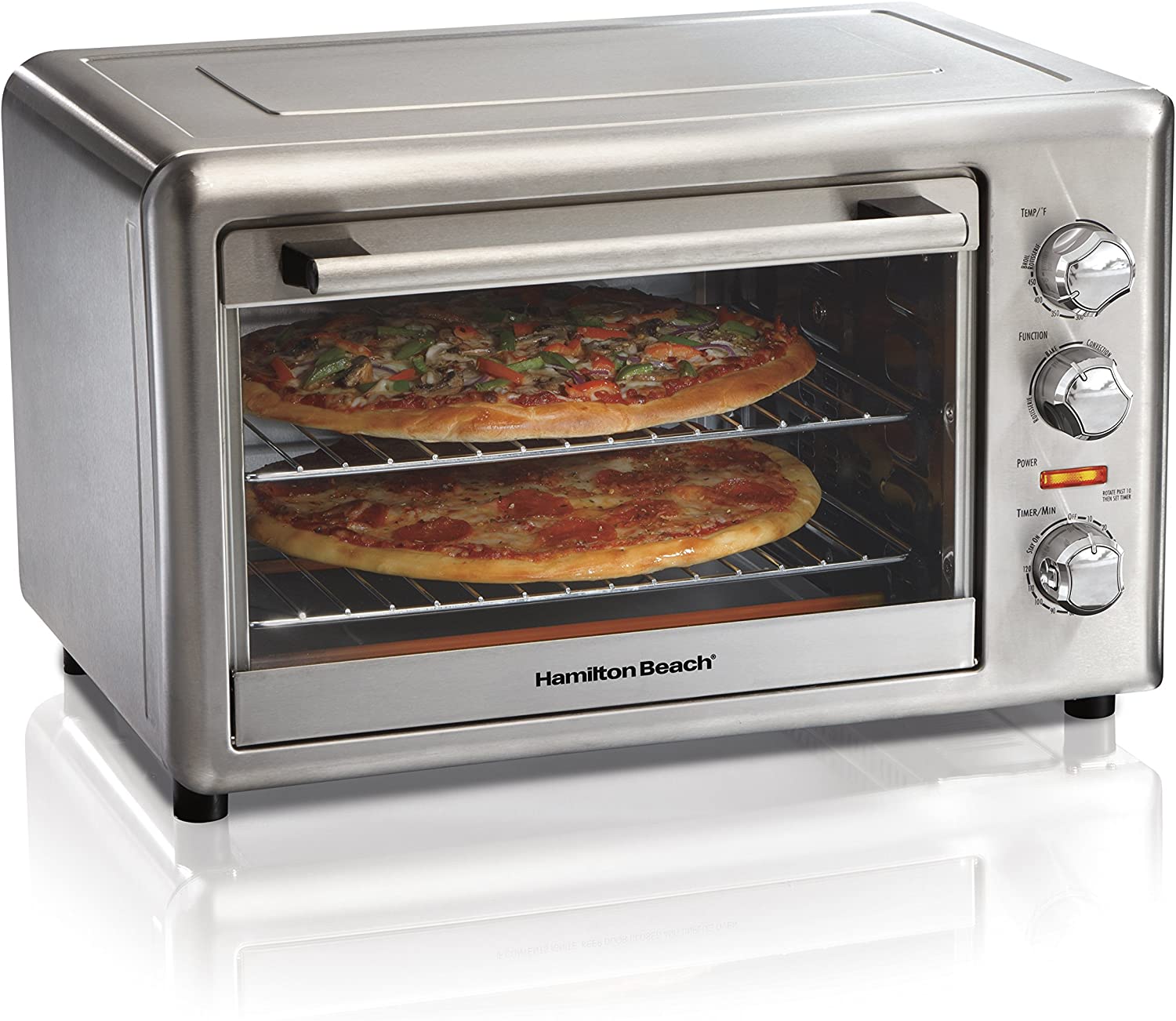 Hamilton Beach Countertop Rotisserie Convection Toaster Oven. Extra-Large. Stainless Steel (31103DA)