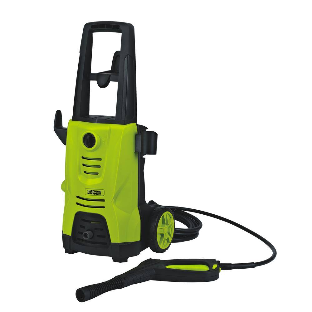 HARDWARE MACHINERY 68167 HM 1600 PSI 1.4 GPM Cold Water Electric Pressure Washer with 13 Amp Engine