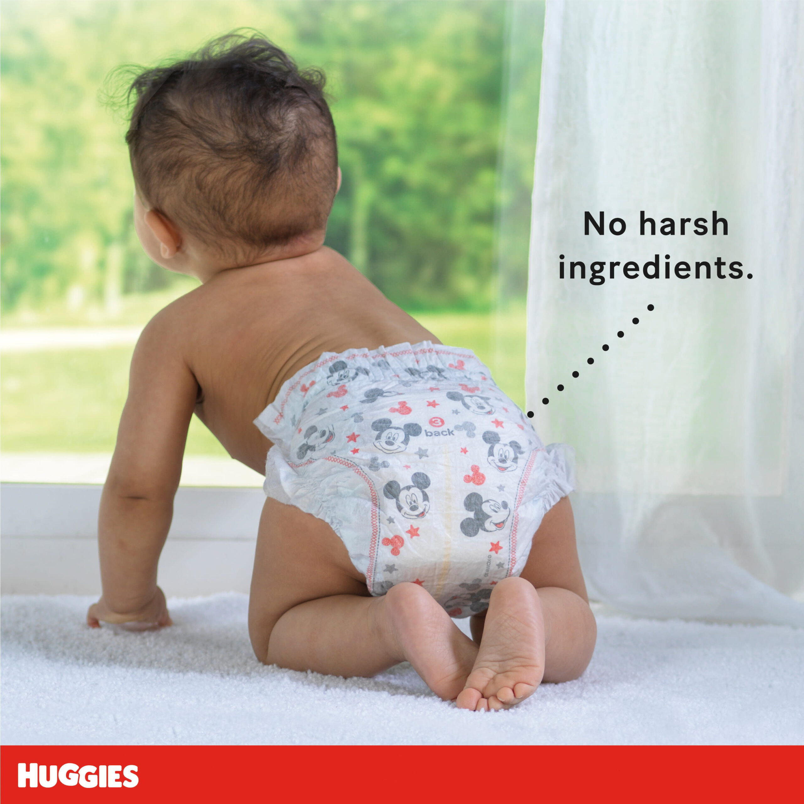 Huggies Snug & Dry Comfortable Hypoallergenic Wetness Indicator Diapers - 62 Count. Size 6 (35+ lb.)
