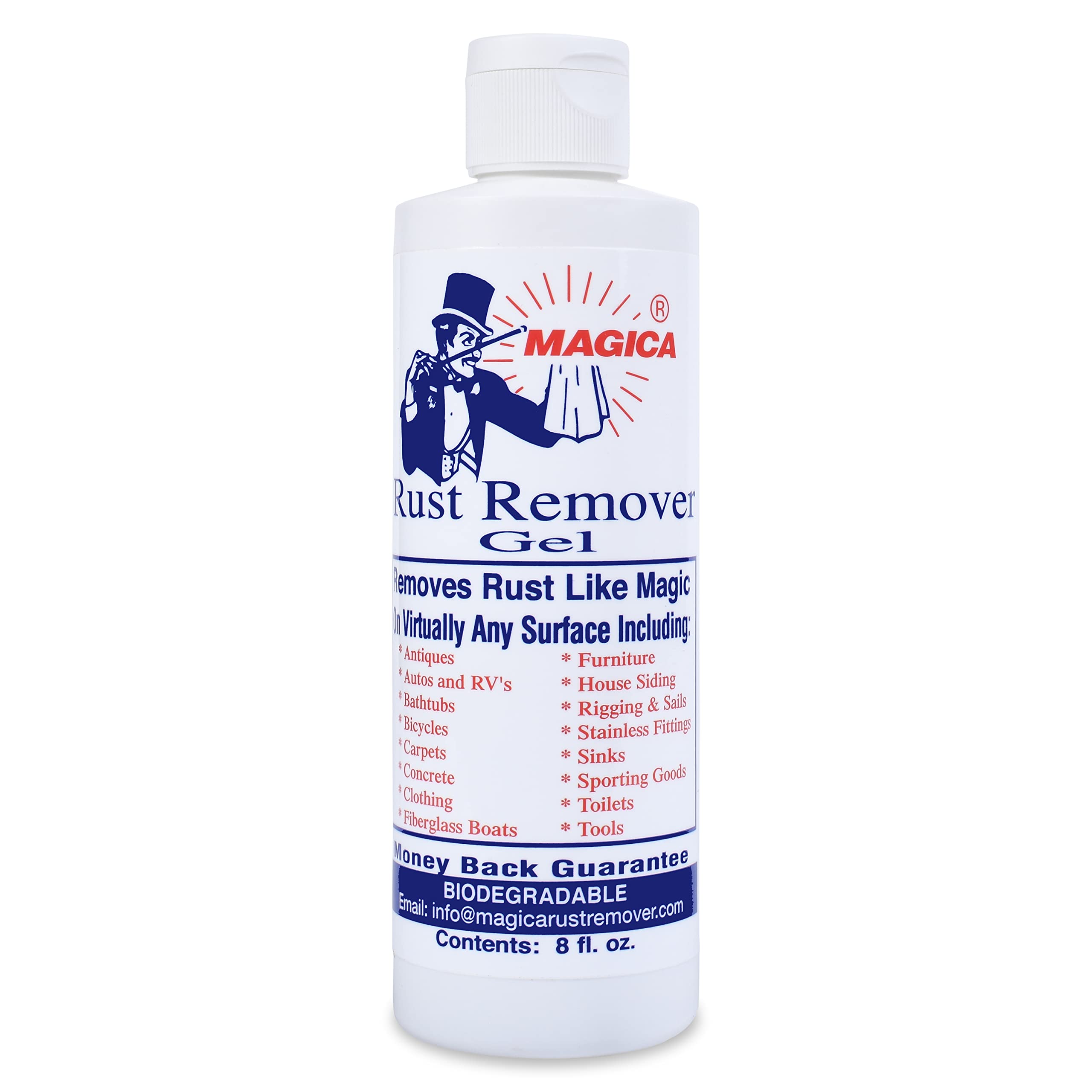 Magica Rust Remover - 8 Oz Gel Bottle