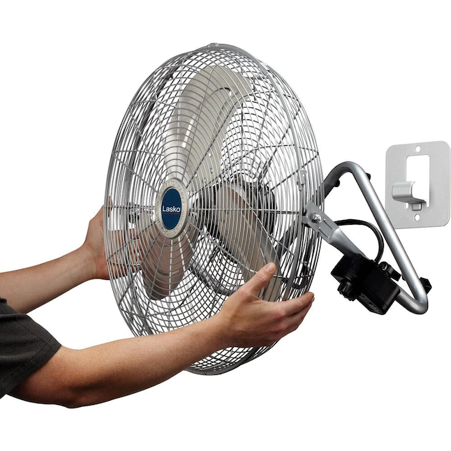 Lasko 2265QM 22-in 3-Speed Indoor Silver Stand Fan