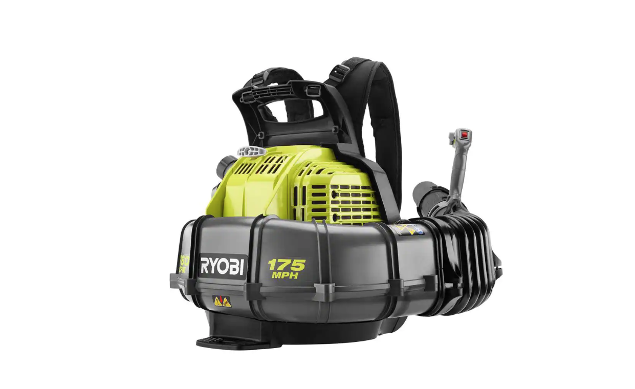 RYOBI RY38BP 175 MPH 760 CFM 38cc Gas Backpack Leaf Blower