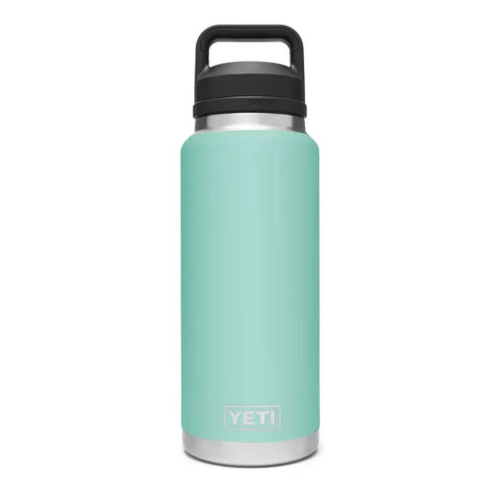 YETI Rambler 36 oz Bottle. Vacuum Insulated. Stainless Steel with Chug Cap. Seafoam