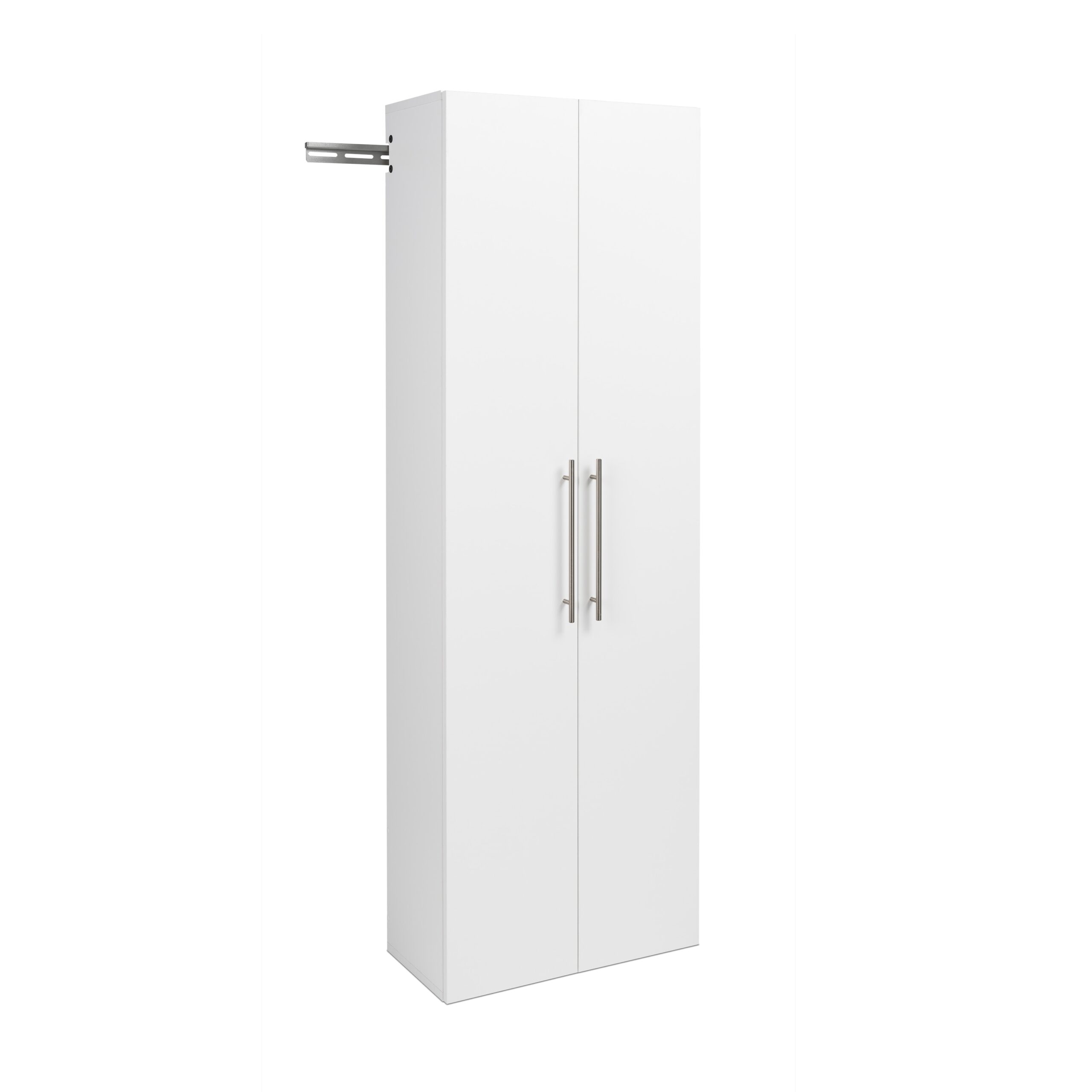 Prepac HangUps 24-in W x 72-in H Wood Composite White Wall-mount Utility Storage Cabinet