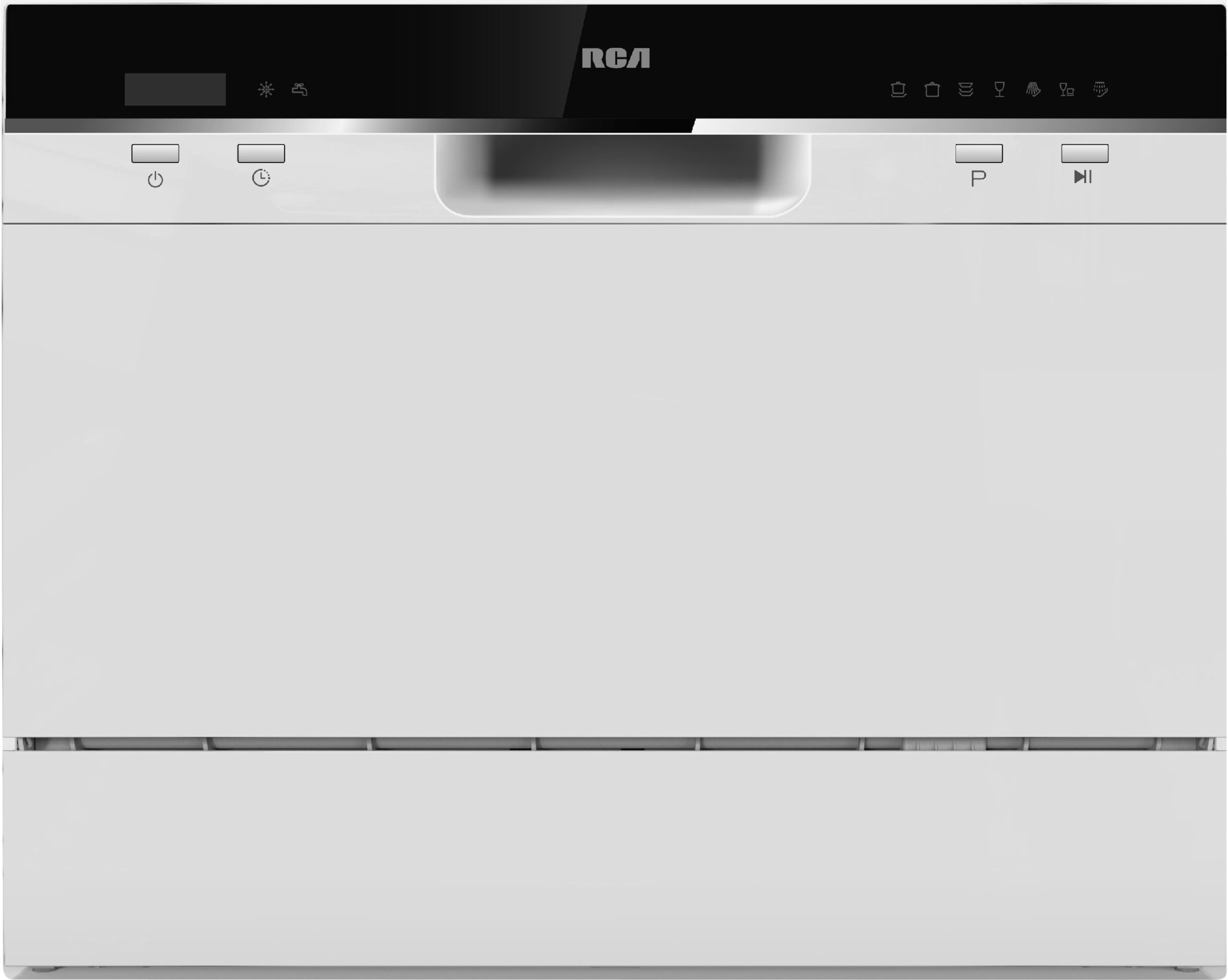 RCA RDW3208 Home Kitchen 6 Place Setting Portable Countertop Dishwasher. White