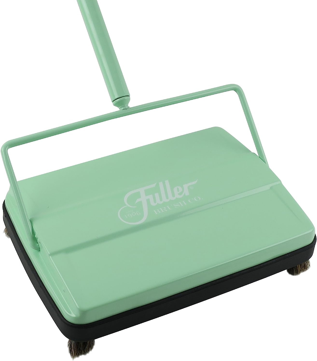 Fuller Brush 17029 Electrostatic Carpet & Floor Sweeper - 9″ Cleaning Path - Lightweight - Ideal for Crumby Messes - Works On Carpets & Hard Floor Surfaces - Fresh Mint