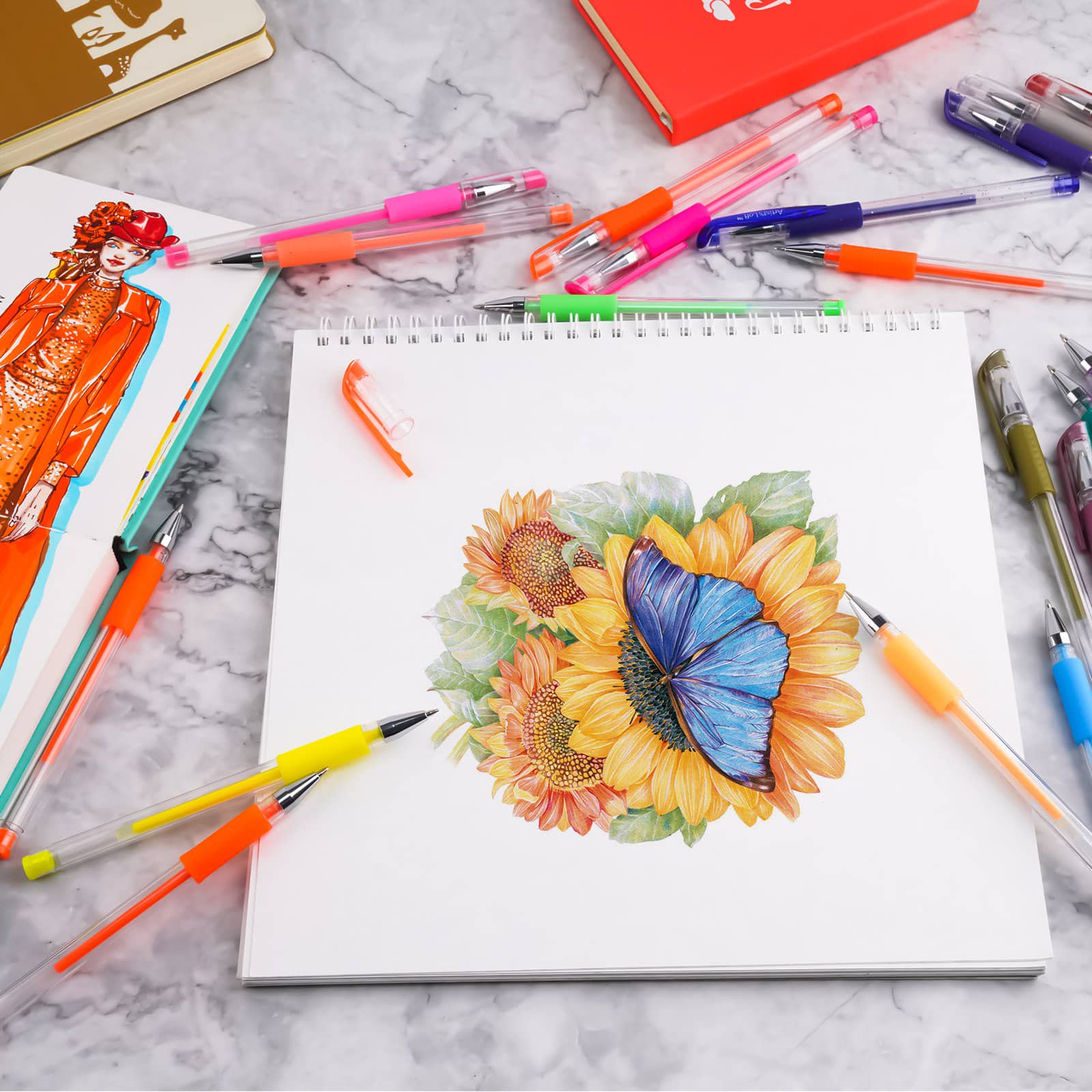 Artist-s Loft Gel Pens with Stand